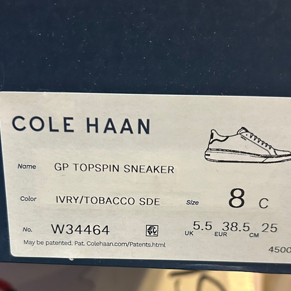 Cole Haan Women's Grandpro Topspin Sneakers size 8 - Picture 7 of 7